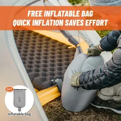 Matelas pneumatique NATUREHIKE : confort et chaleur pour les campeurs